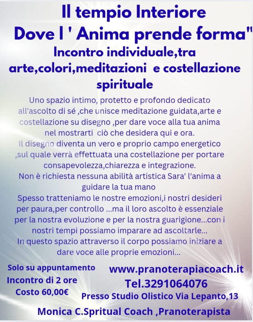 Il Tempio Interiore - locandina evento
